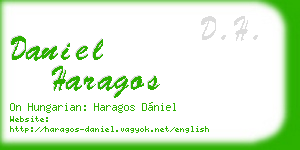 daniel haragos business card